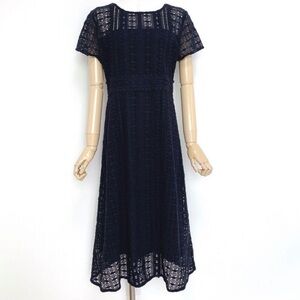 Comptoir des Cotonniers Lace Midi Dress